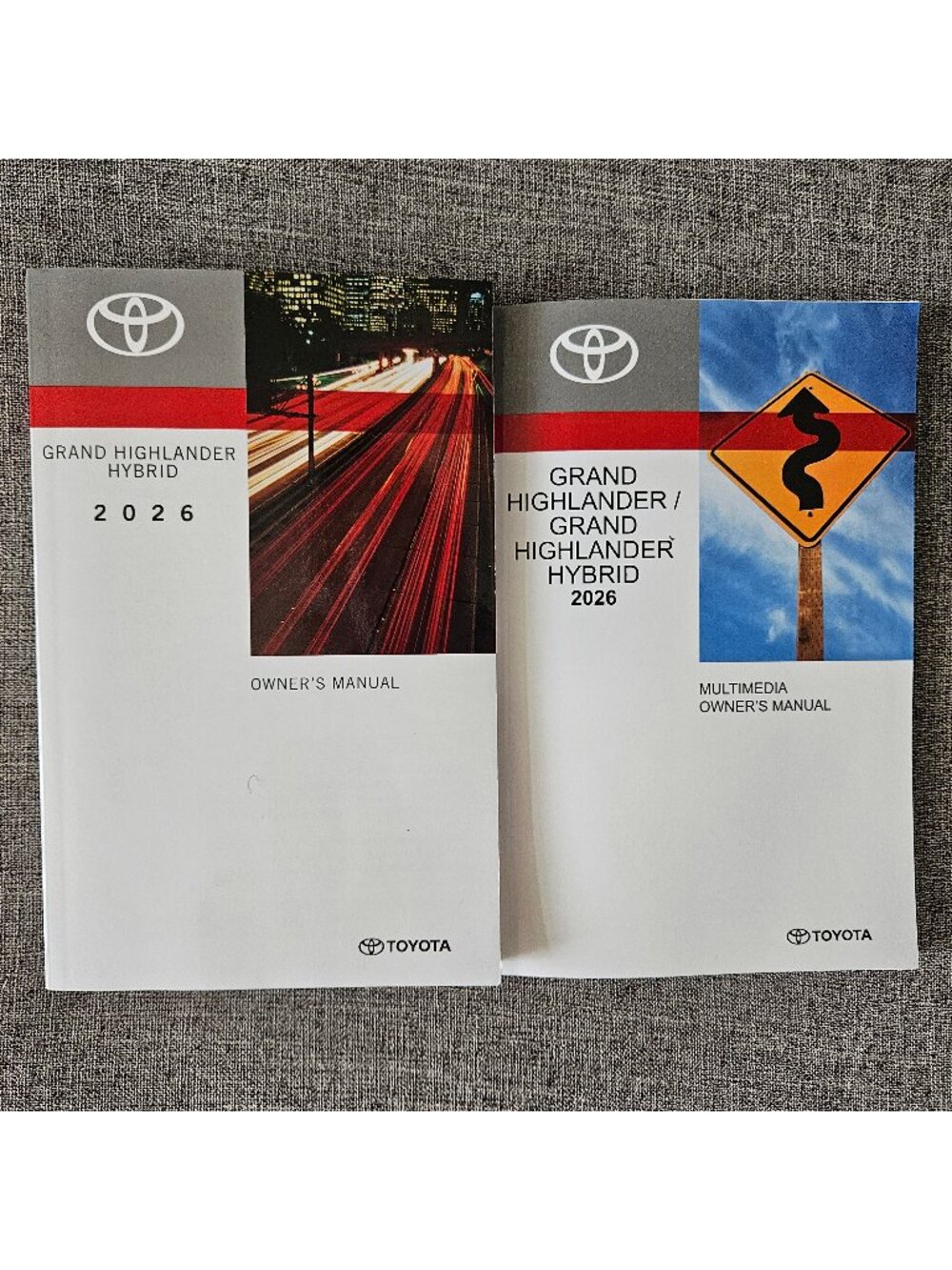 2026 TOYOTA GRAND HIGHLANDER HYBRID Owner's Manual & Multimedia